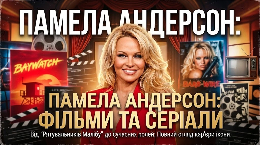 Повна фільмографія Памели Андерсон: що подивитись Повна фільмографія Памели Андерсон: що подивитись